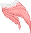 Pink Flowerless Wings