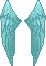 Sky Blue Angel Wings