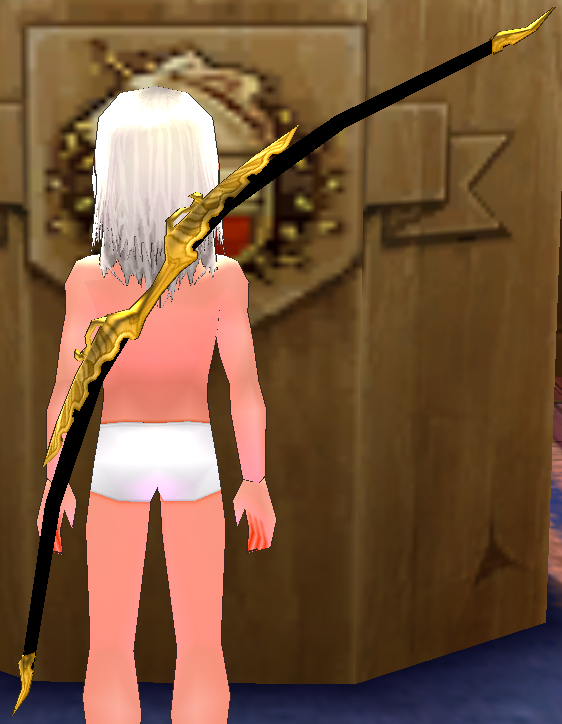 Sheathed Highlander Long Bow