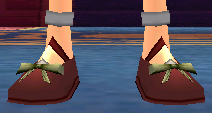 Equipped Cores' Cute Ribbon Shoes viewed from the front