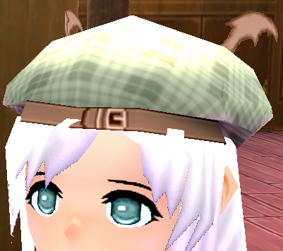 Equipped Bat Hat viewed from an angle